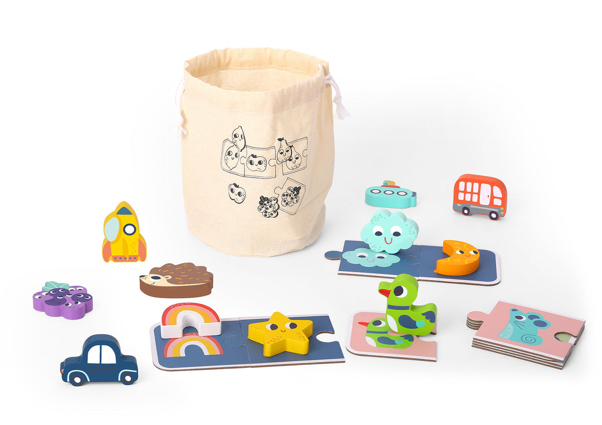 Tooky Toy Memory Touch Game Sensory Interactive/Educational Fun Play 3+ (33 Pieces)
