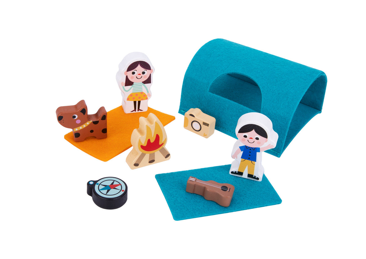Tooky Toy Kids/Toddler Pretend Play Camping Rolling Rv Caravan Toy Playset 3+ — image 3