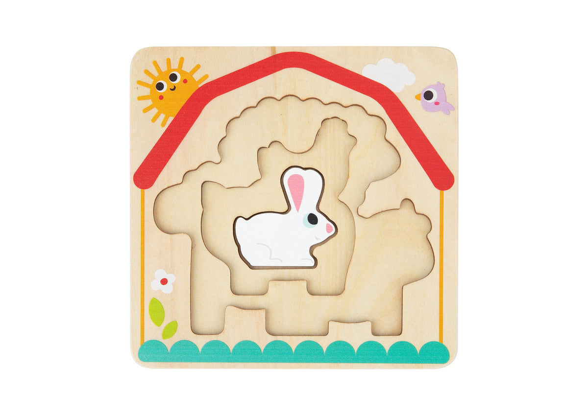 Tooky Toy Multi-Layered Farm Animal Children's/Kids Learning Game/Puzzle 12m+ — image 4