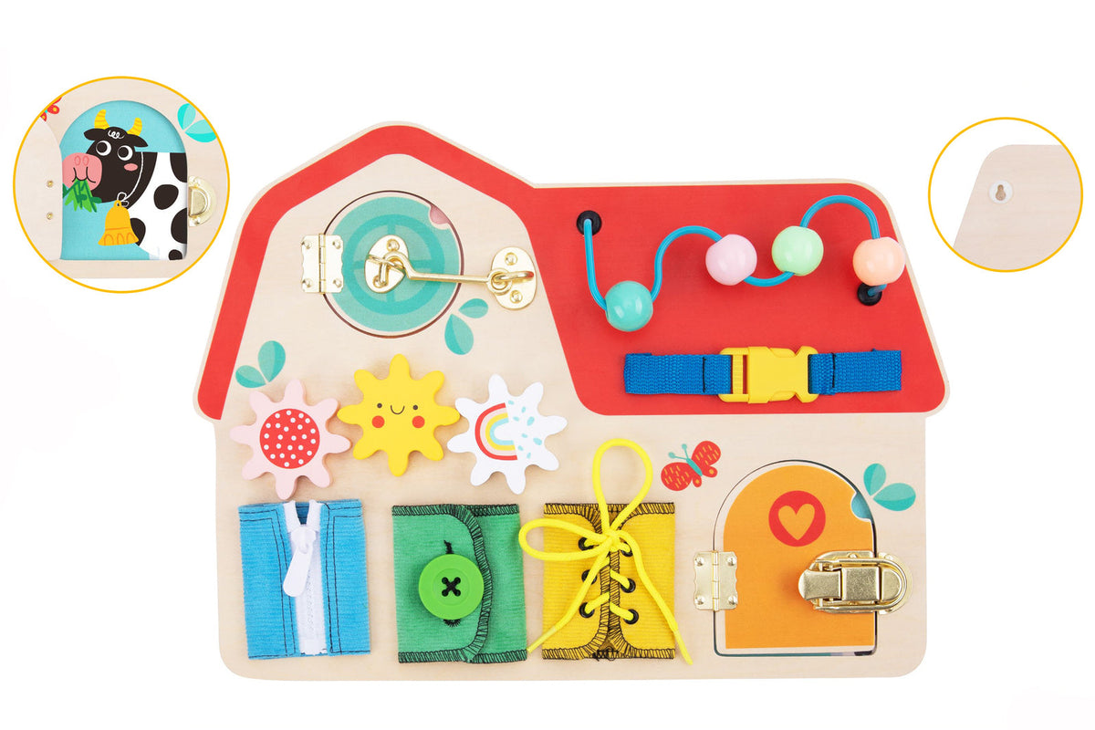 Tooky Toy Busy Board Educational Kids Fun Interactive Activity Game Play 3+ — image 5