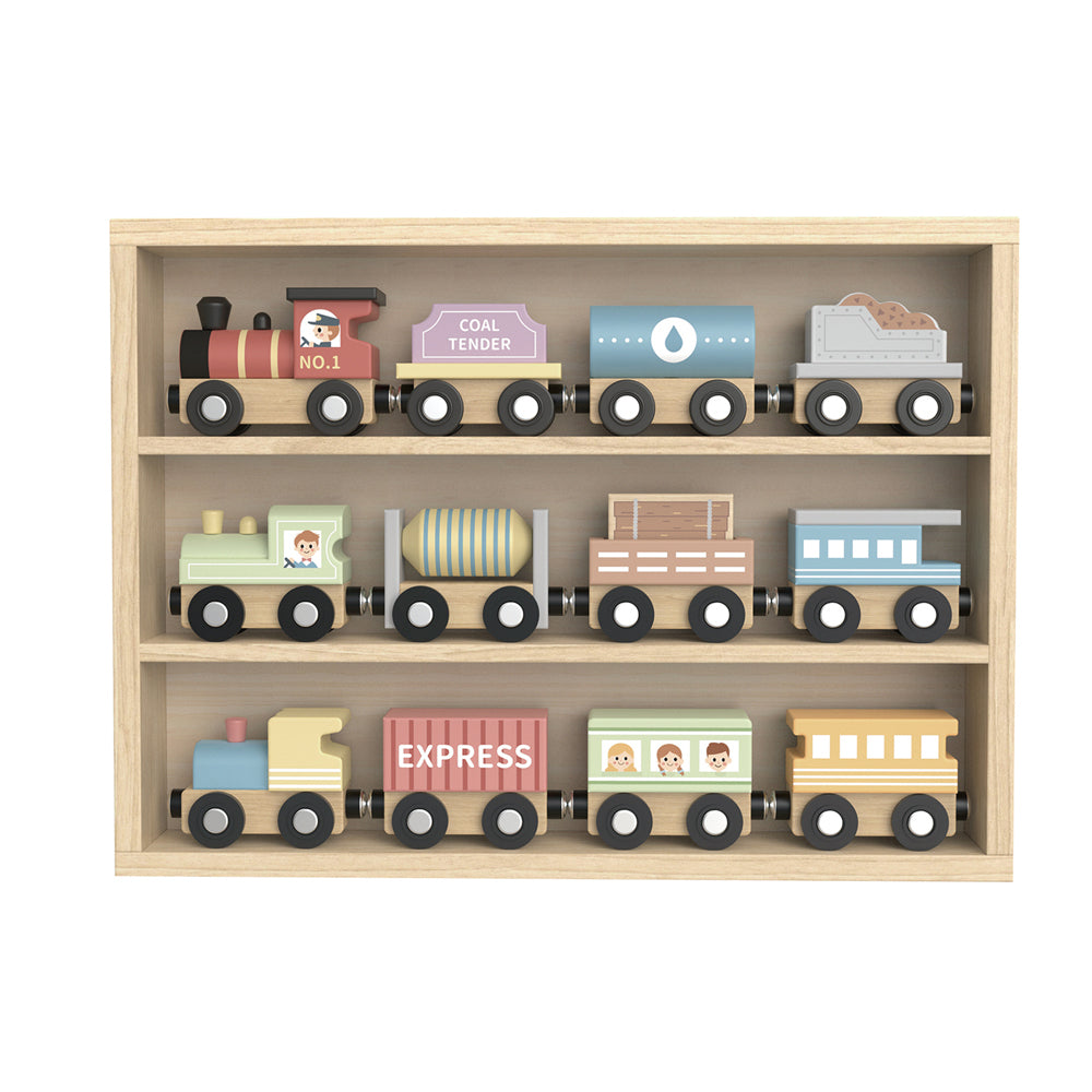 Tooky Toy My Forest Friends Wooden Train & Carriage Play Set Kids/Children 3y+