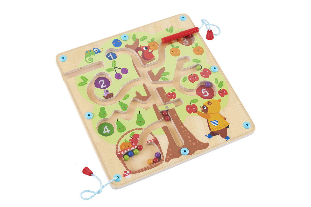 Tooky Toy Counting Fruit Ball Maze Tree Kids/Toddler Interactive Fun Play 18m+ — image 2
