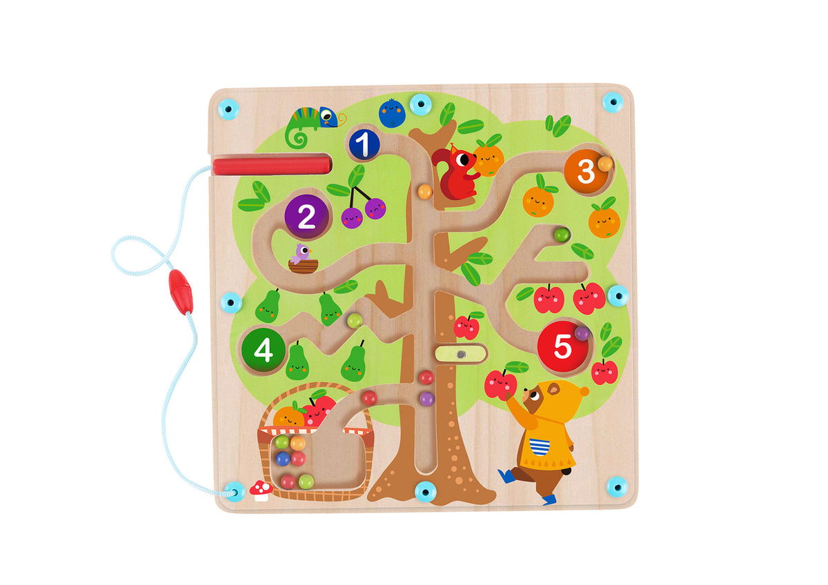 Tooky Toy Counting Fruit Ball Maze Tree Kids/Toddler Interactive Fun Play 18m+ — image 3