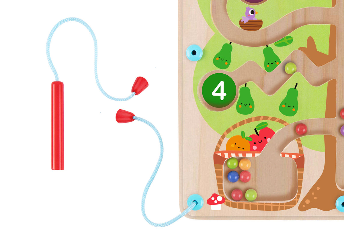 Tooky Toy Counting Fruit Ball Maze Tree Kids/Toddler Interactive Fun Play 18m+ — image 4