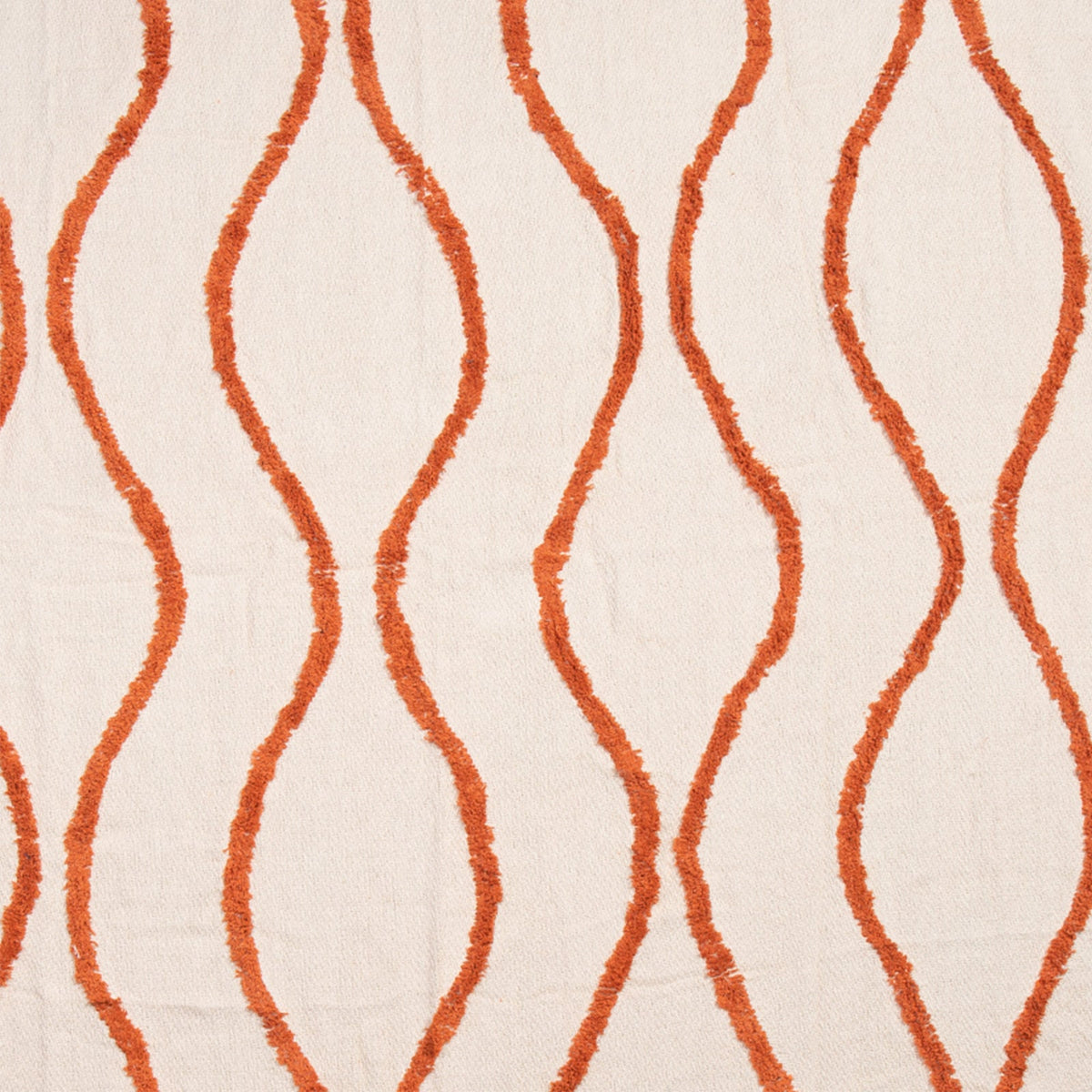 Dwbh Cotton Slub Warm Throw Blanket 125x150cm Home/Lounge/Bedroom Decor Ochre — image 2