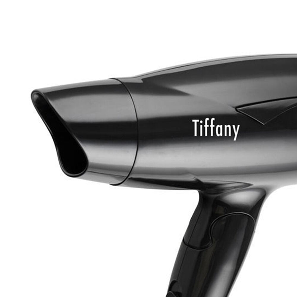 Tiffany THD12 1200W Travel Foldable Compact Hair Dryer/Hairdryer/2 Heat Black — image 3