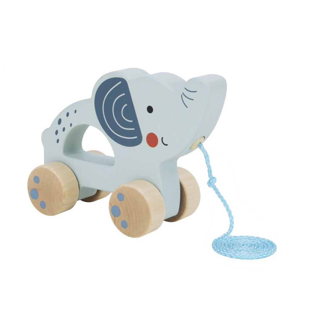 Tooky Toy My Forest Friends Educational Wooden Pull Along Elephant Kids 18m+