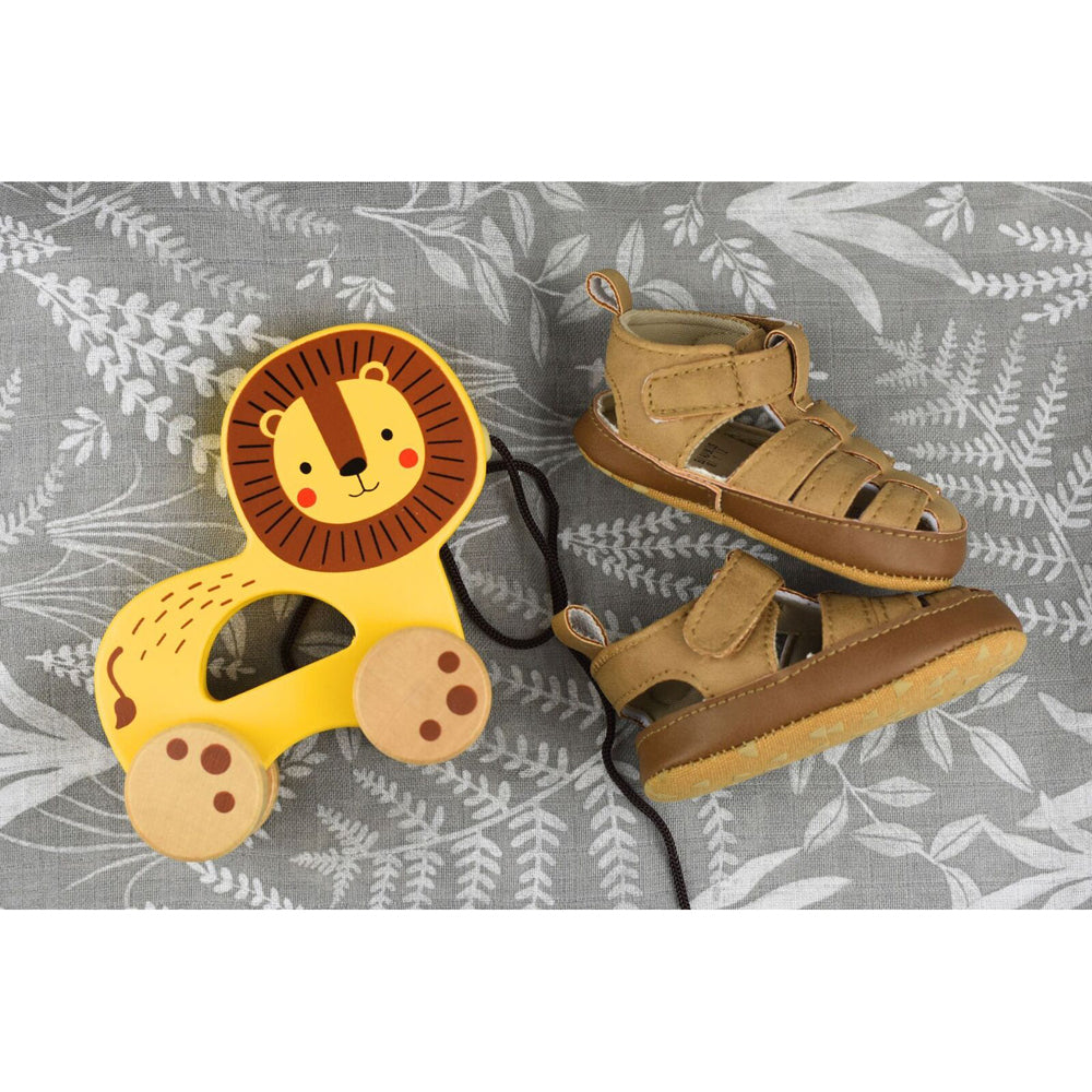 Tooky Toy My Forest Friends Wooden Pull Along Lion Kids Educational Play 18m+ — image 4