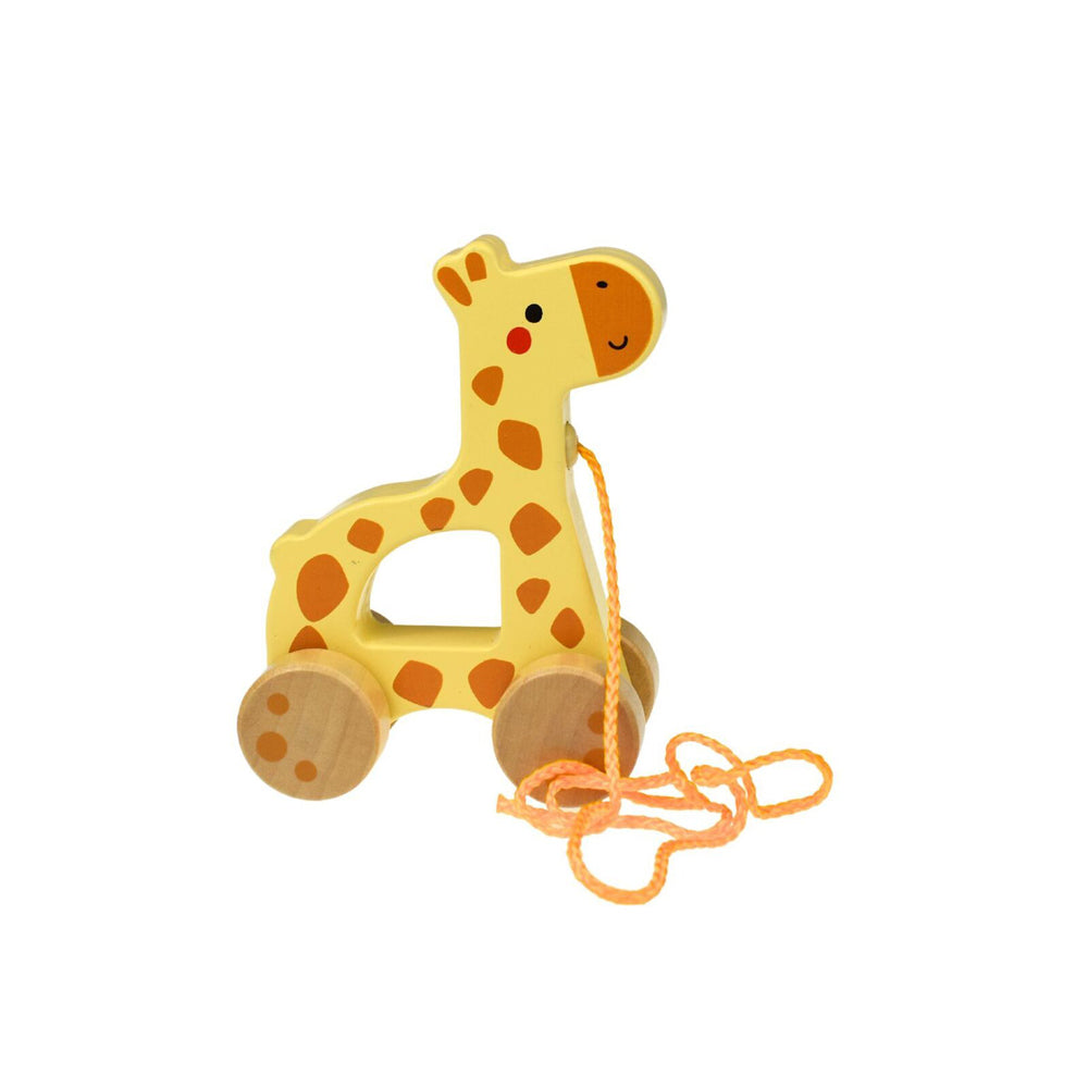 Tooky Toy My Forest Friends Wooden Pull Along Giraffe Kids Educational Play 18m+