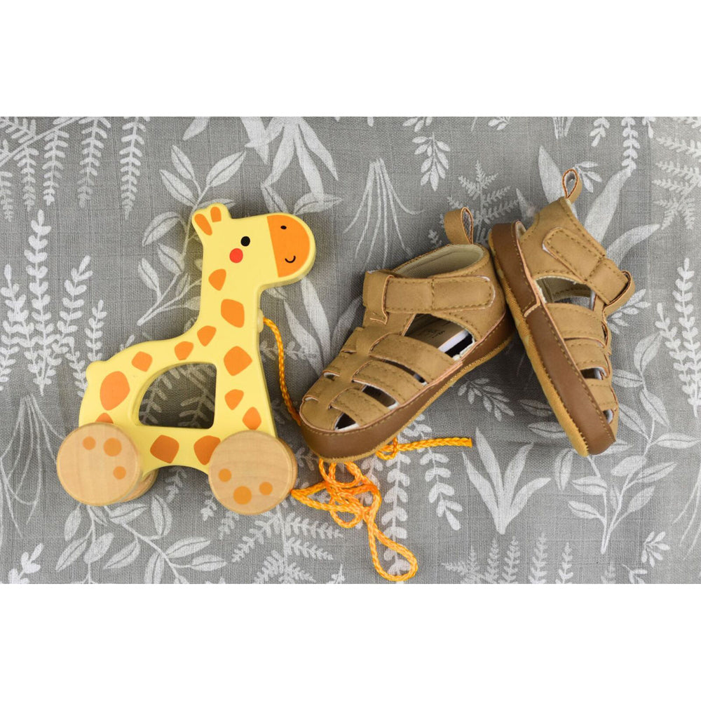Tooky Toy My Forest Friends Wooden Pull Along Giraffe Kids Educational Play 18m+ — image 4
