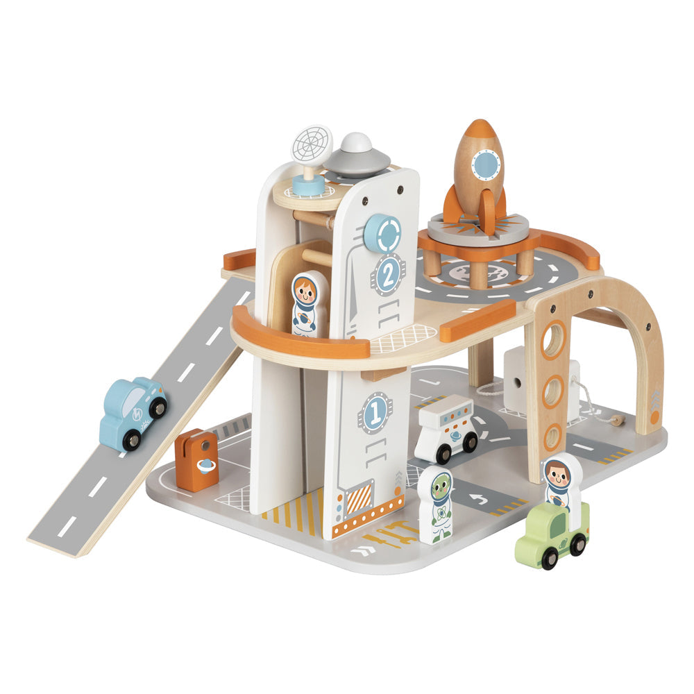 Tooky Toy Wooden Space Station Kids/Children Educational Toy Playset 3y+ — image 2