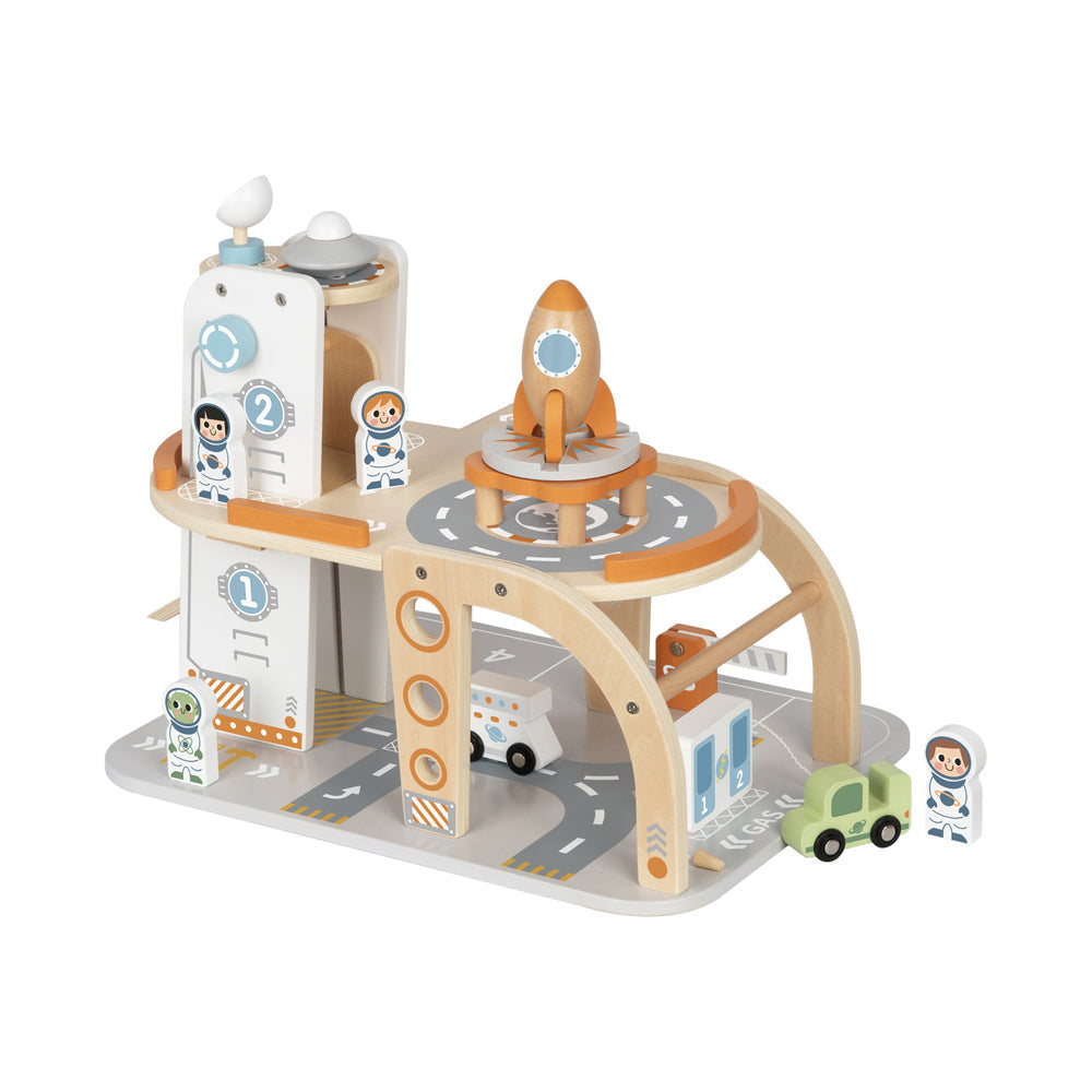 Tooky Toy Wooden Space Station Kids/Children Educational Toy Playset 3y+ — image 3