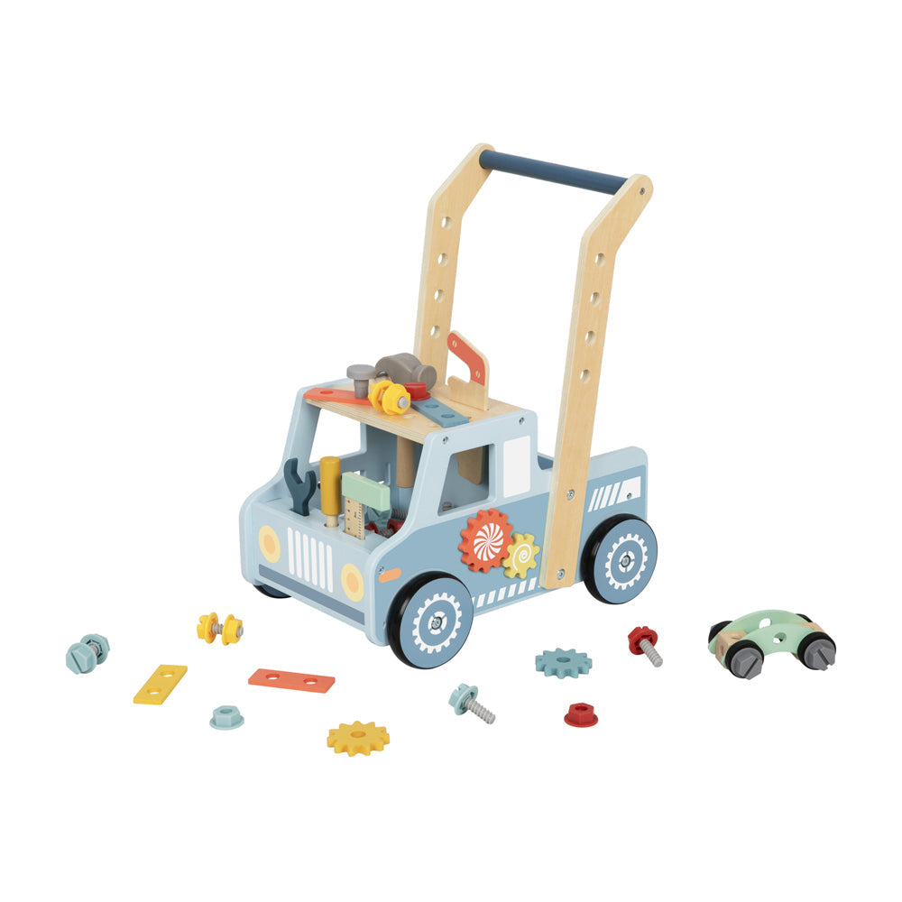 Tooky Toy Tool Bench Truck Push Walker Kids/Toddler Interactive Play Toy 3y+
