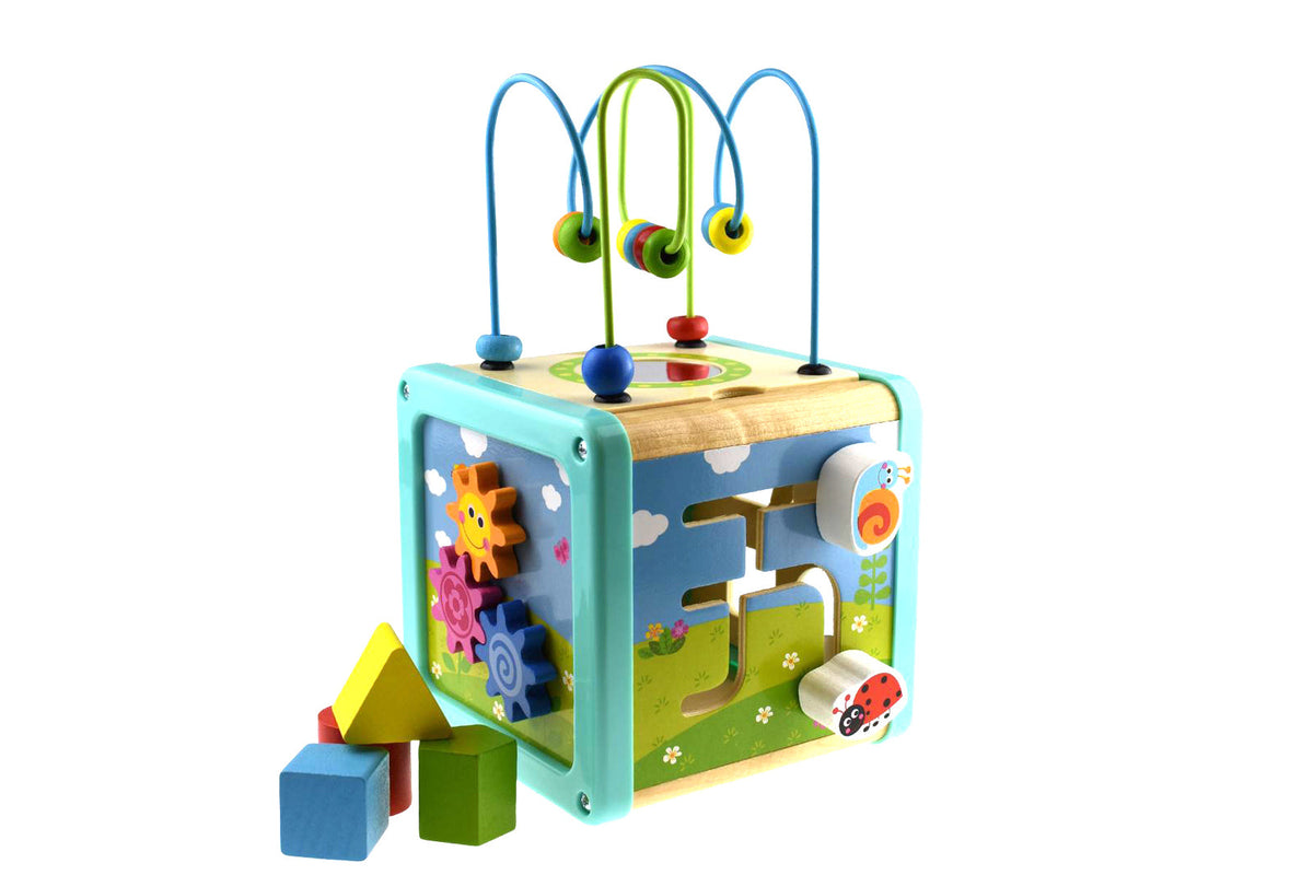 Tooky Toy Play Cube Activity Centre Interactive Fun Play 18m+ (6 Pieces) — image 2