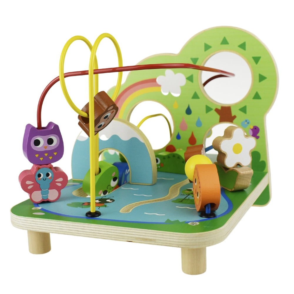 Tooky Toy Bead Maze Interactive Wooden Puzzle Children's Play Toy Set 2yrs+ — image 2