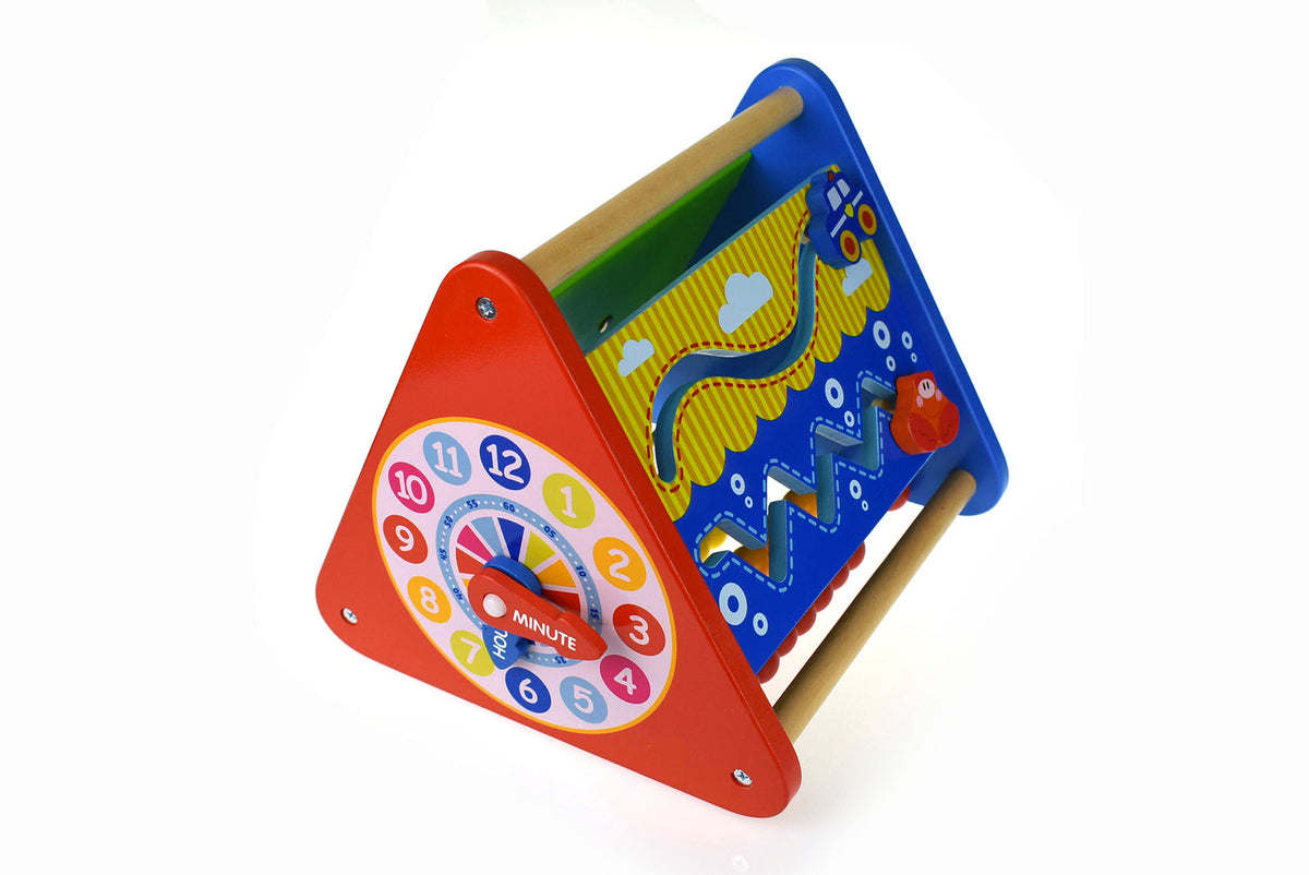 Tooky Toys Kids/Toddler's Interactive Activity Box Toy w/Mazes/Gears 18m+