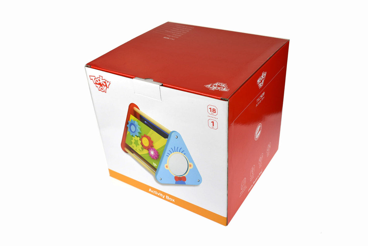 Tooky Toys Kids/Toddler's Interactive Activity Box Toy w/Mazes/Gears 18m+ — image 5