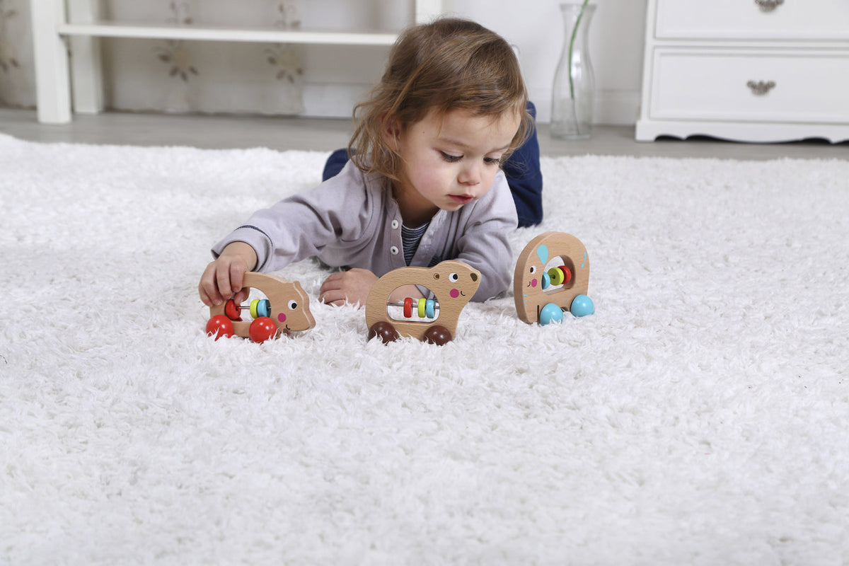 Tooky Toys Animal Roller-Hippo Interactive Toddler/Children's Push/Pull Toy 6m+ — image 2