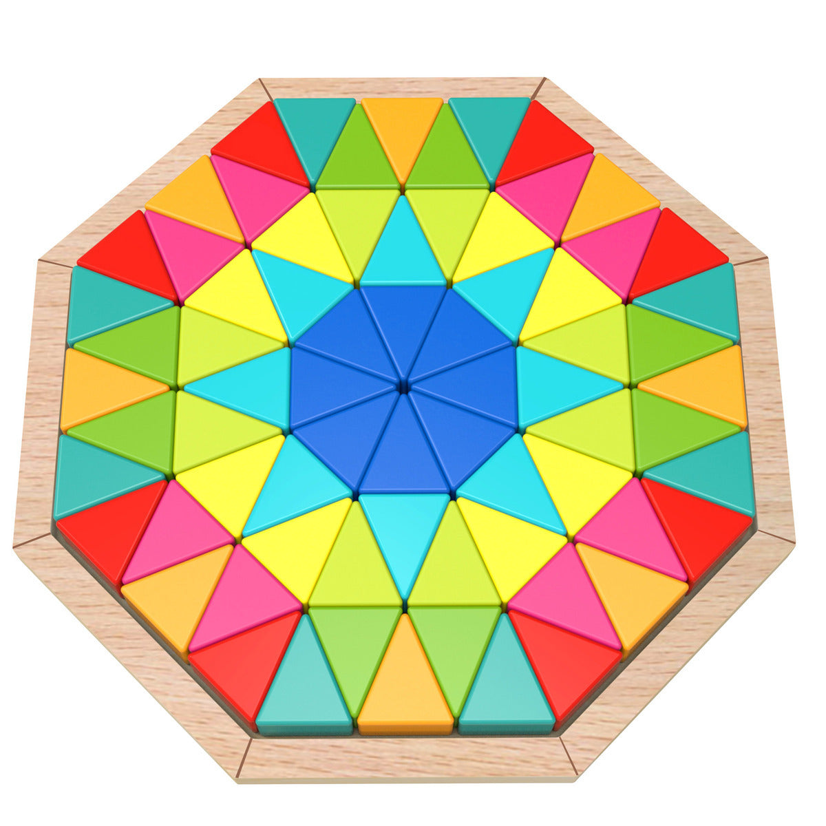 Tooky Toy Octagon Mosaic Advanced Coordination Kids/Childrens Thinking Puzzle 3+ — image 2