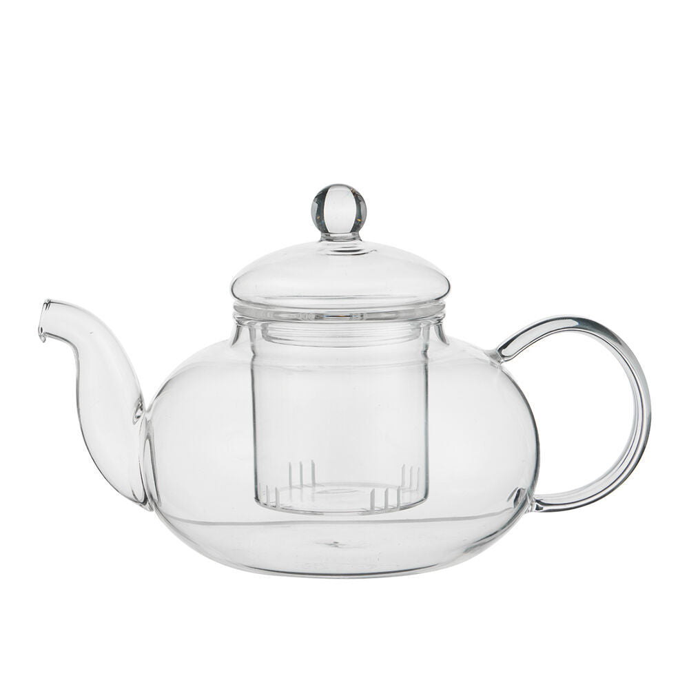 NF Living 600ml Nina Glass Teapot Modern Design Kitchenware Clear (2 Pack) — image 2