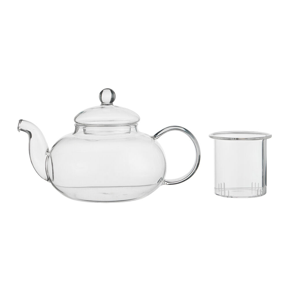 NF Living 600ml Nina Glass Teapot Kitchenware Modern Design Clear — image 2