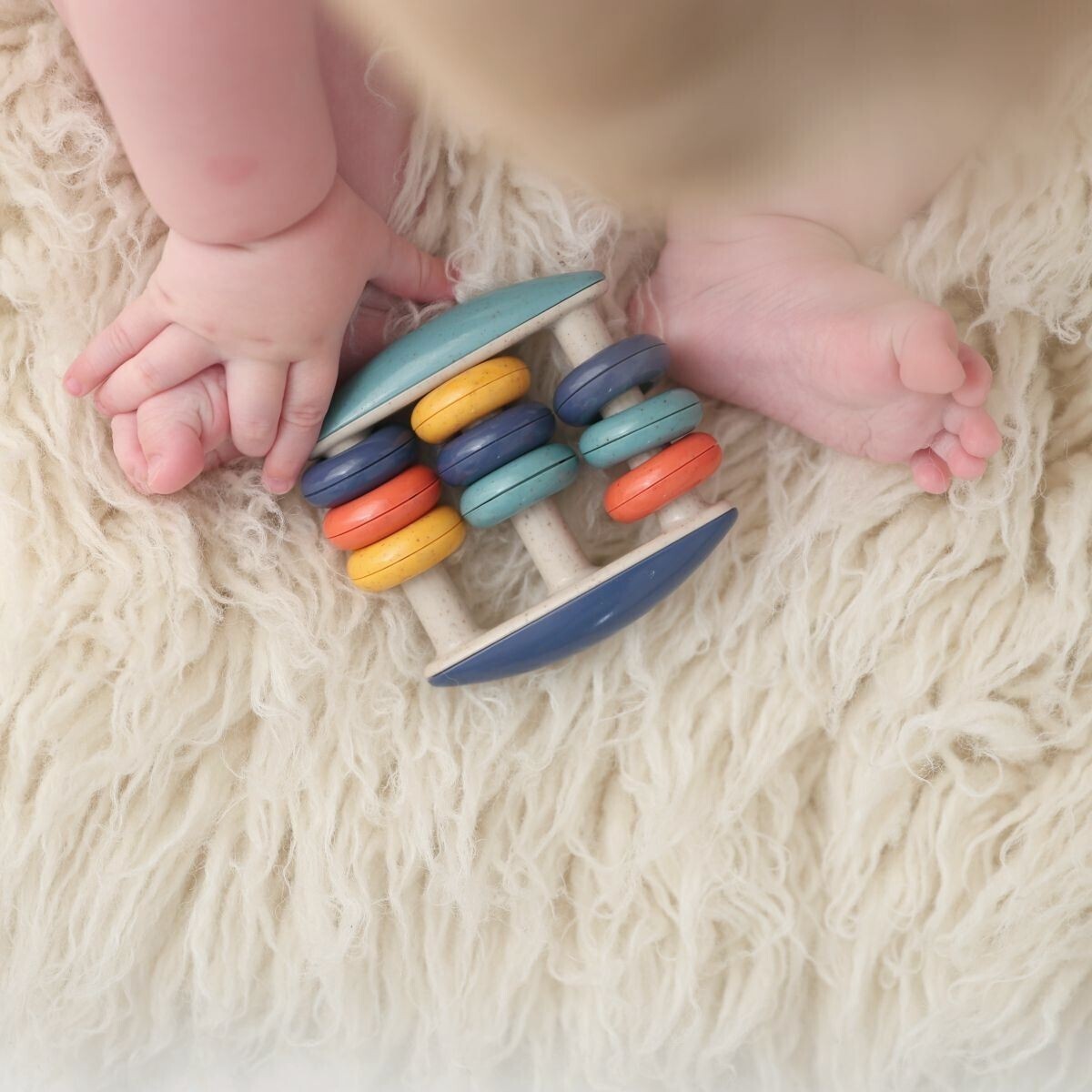 Tolo Toys Bio Plastic 9.5cm Abacus Rattle Baby/Toddler Sensory Play Toy 6m+ (2 Pack) — image 4