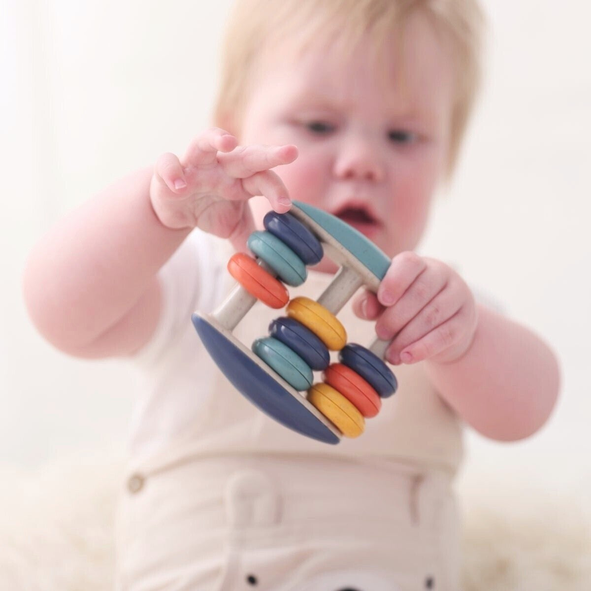 Tolo Toys Bio Plastic 9.5cm Abacus Rattle Baby/Toddler Sensory Play Toy 6m+ (2 Pack) — image 5