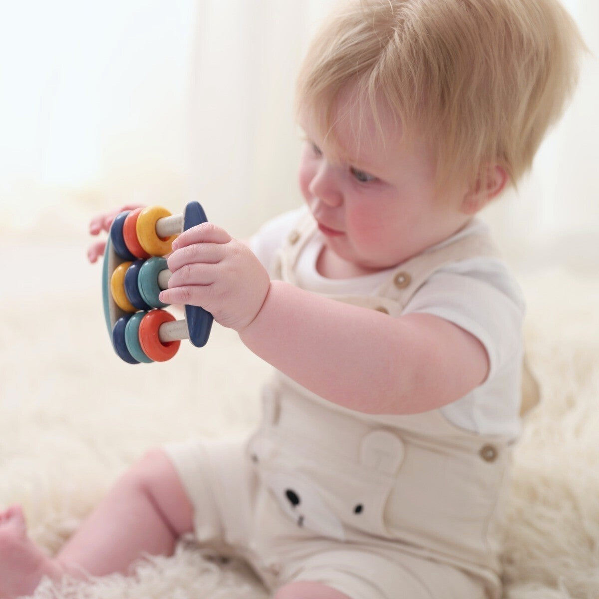 Tolo Toys Bio Plastic 9.5cm Abacus Rattle Baby/Toddler Sensory Fun Play Toy 6m+ — image 2