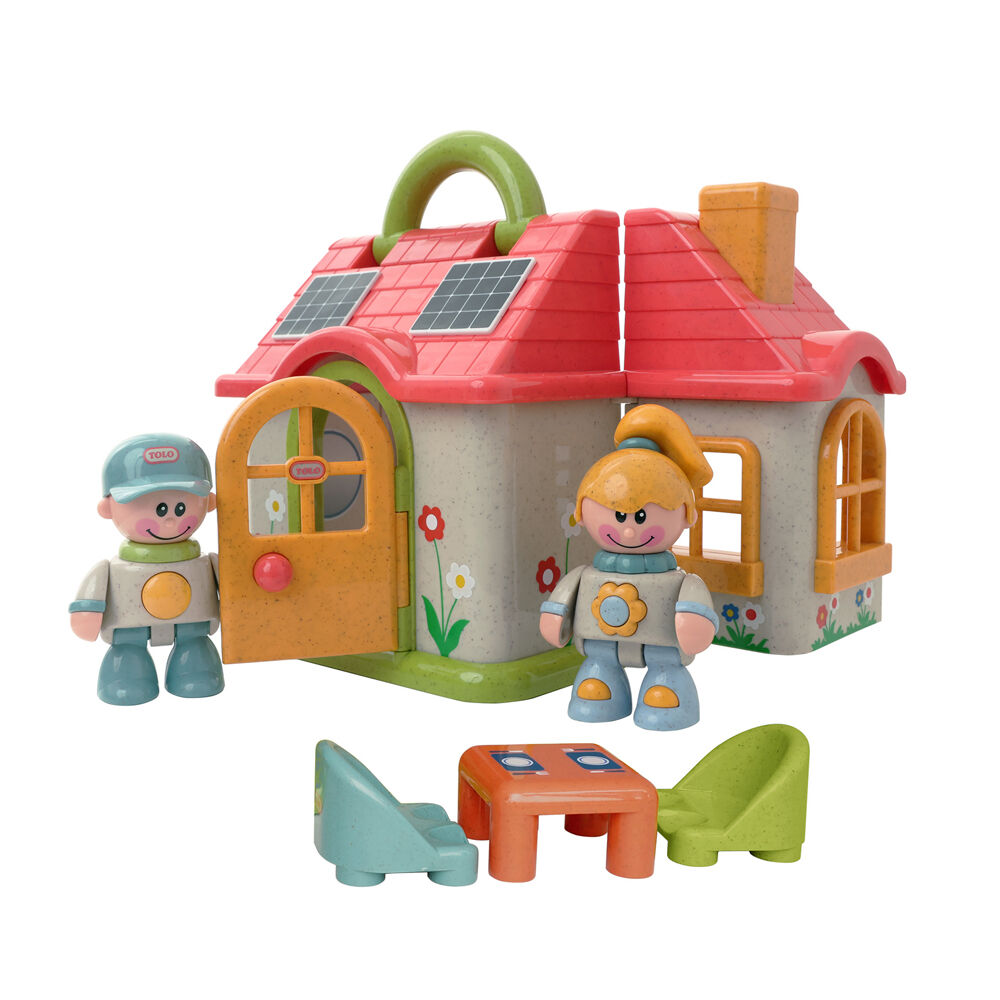 Tolo Toys First Friends Farm House Interactive Play 26cm Baby Sensory Toy 12m+