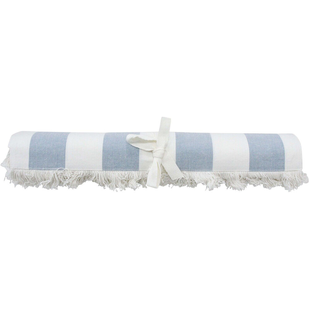 LVD 40x180cm Stripes Stonewashed Chambray Cotton Table Runner — image 2