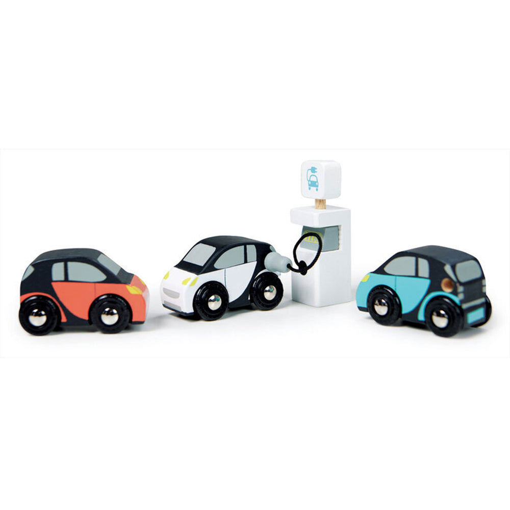 Tender Leaf Toys Smart Eelctric Car Set Kids/Children 15x8cm Wooden Toy 18m+ — image 2
