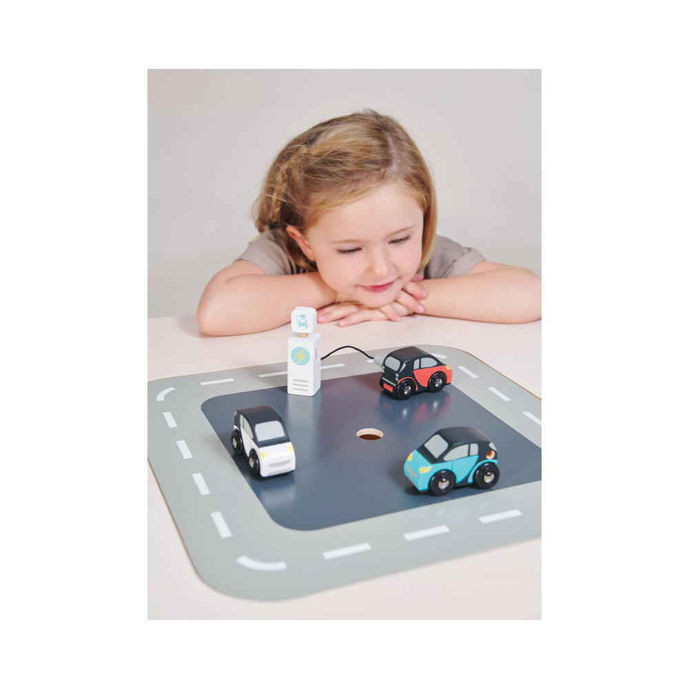 Tender Leaf Toys Smart Eelctric Car Set Kids/Children 15x8cm Wooden Toy 18m+ (2 Pack) — image 5