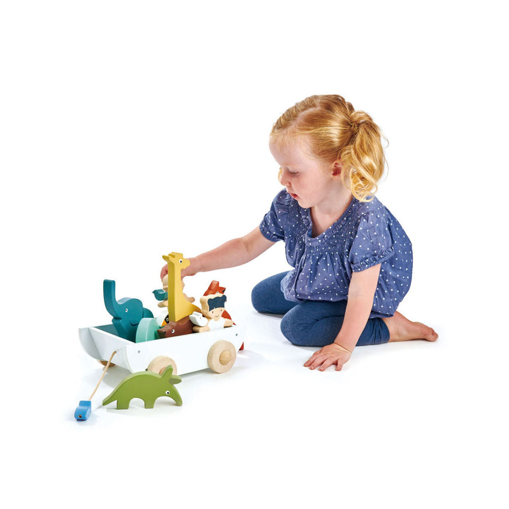 Tender Leaf Toys The Friend Ship Boat Kids/Children Wooden Toy 18m+ (12 Pieces)