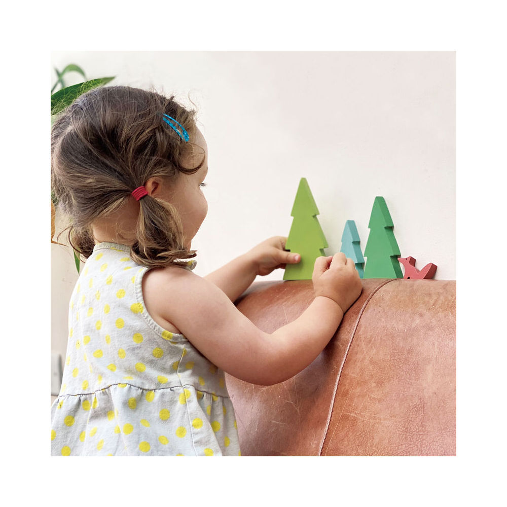 Tender Leaf Toys Fir Tree Set Kids/Children Sensory Play Wooden Toy 3y+ (4 Pieces) — image 2