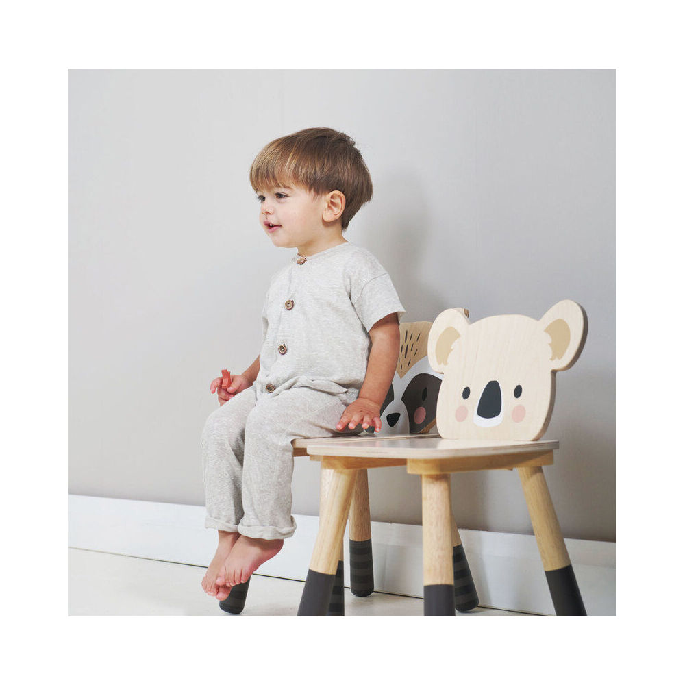 Tender Leaf Toys 47x30cm Plywood Forest Raccoon Chair Kids/Children Seat 3y+ — image 2