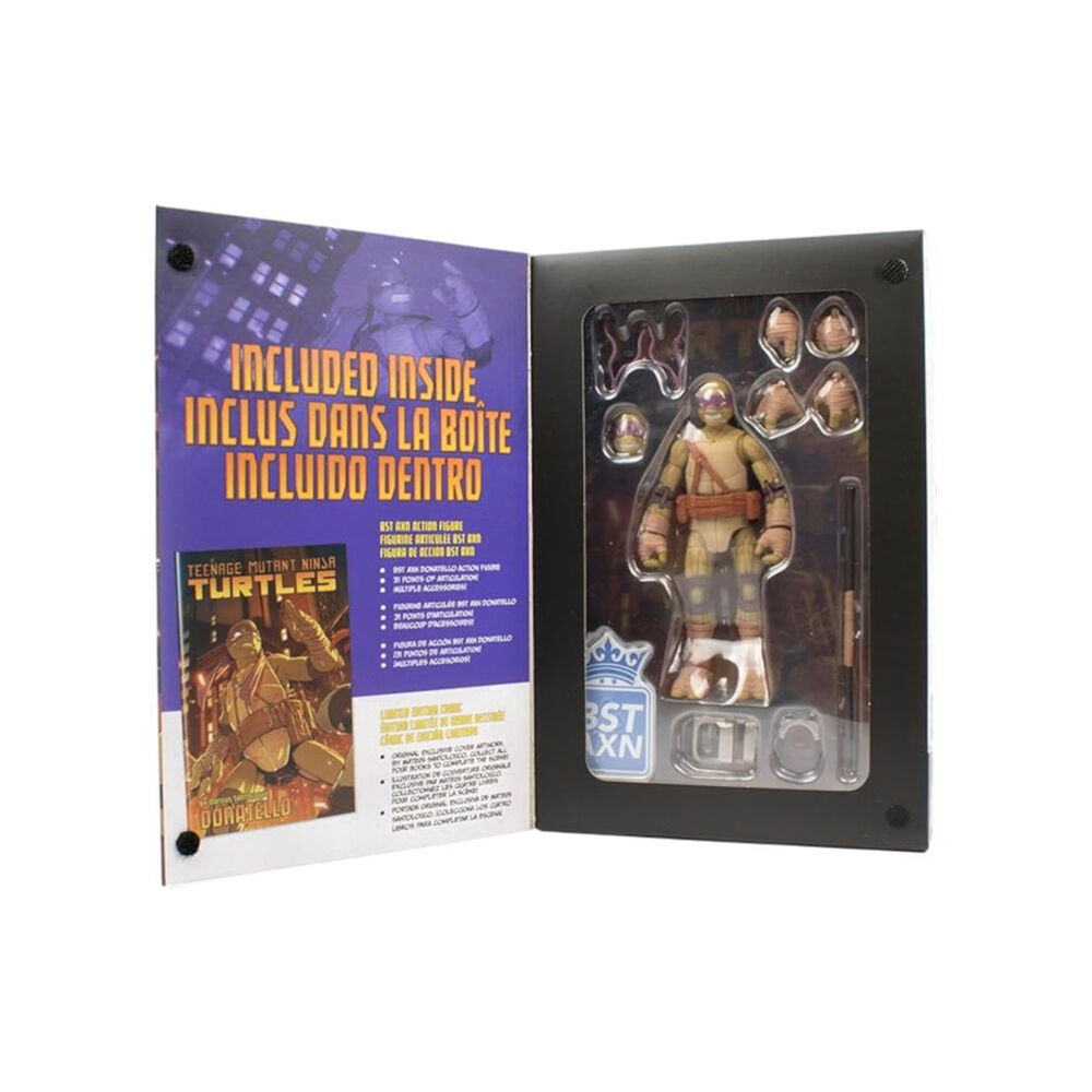 The Loyal Subjects Teenage Mutant Ninja Turtles Comics Donatello Bst Axn Figure & Comic Book Wave 3 — image 5