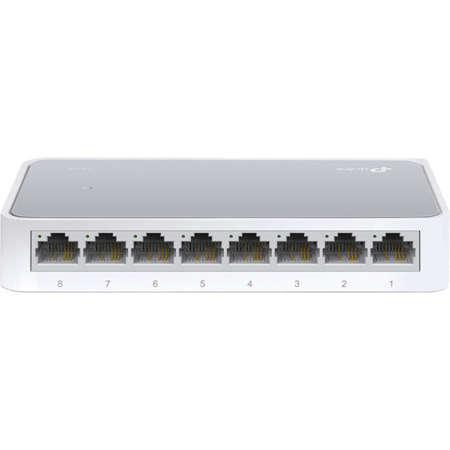 Tp-Link TP Link TL-SF1008D 8-Port Unmanaged 10/100M Desktop Ethernet Switch/Hub Ports — image 2
