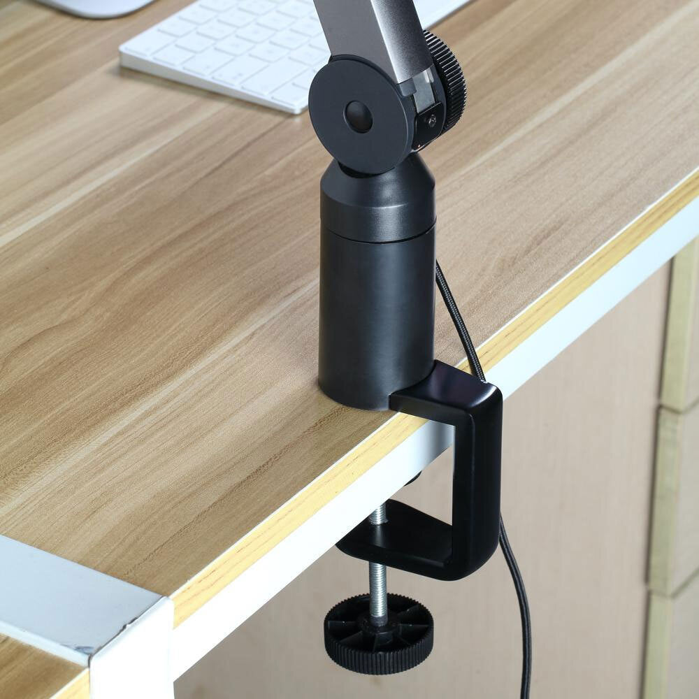 Thronmax Black Caster Desktop/Table Home/Studio XLR Microphone/Boom Stand/Arm — image 3