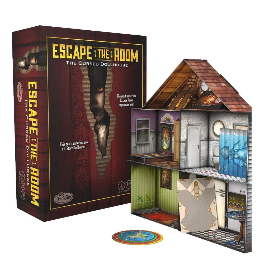 Thinkfun Escape The Room: The Cursed Dollhouse Family Board Game Family 13+ — image 2