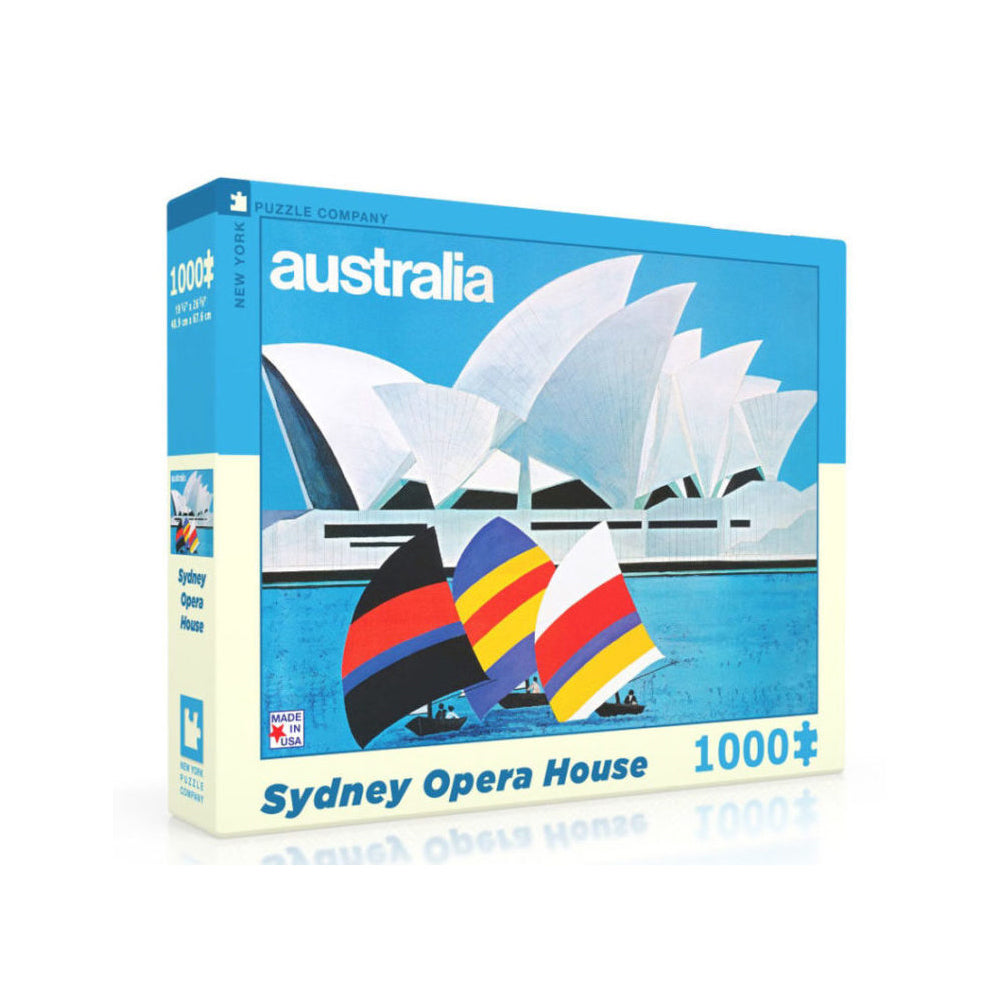 New York Puzzle Company Sydney Opera House Jigsaw Puzzle 66cm Kids 7+ (1000 Pieces)