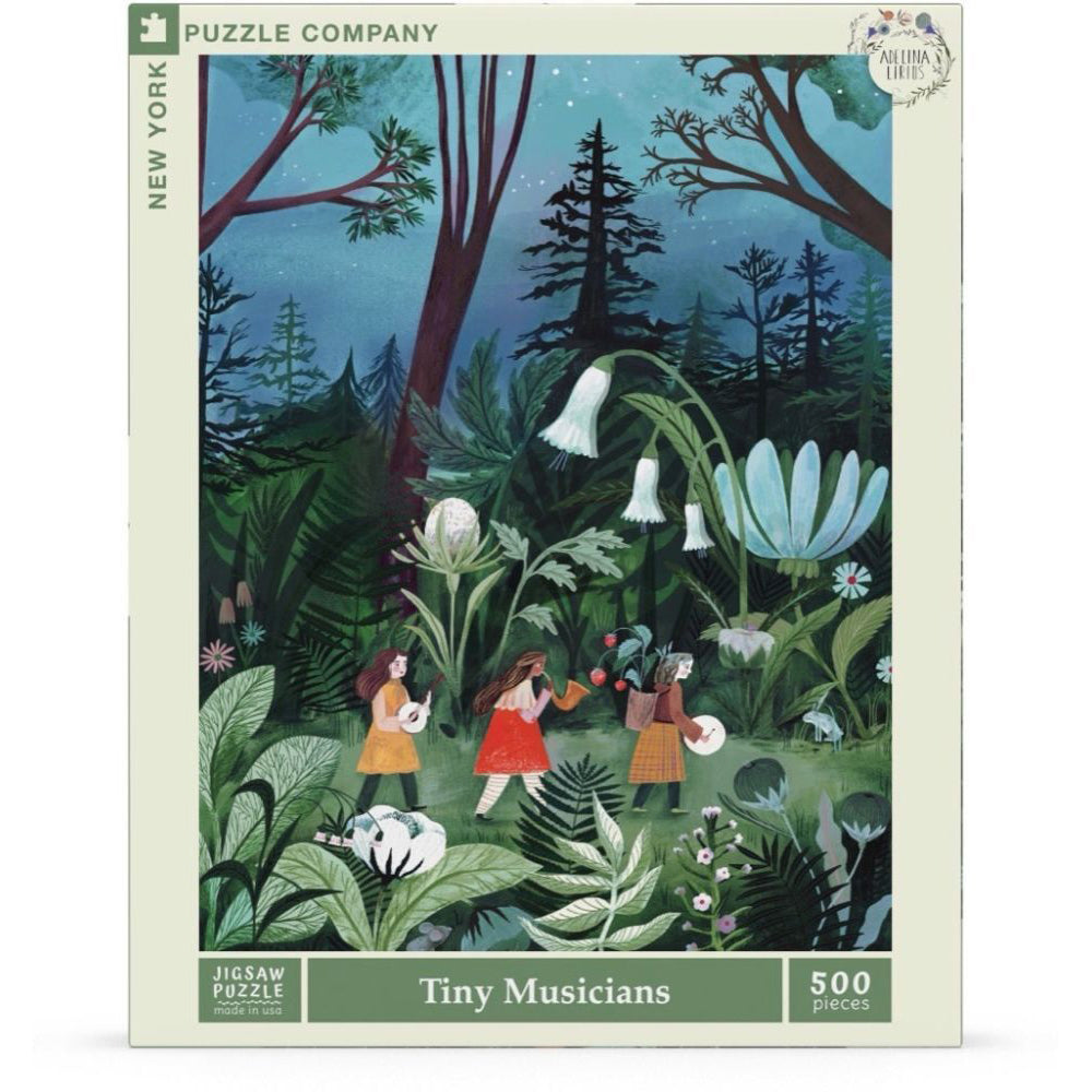New York Puzzle Company New York Puzzle Co Adelina Lirus Kids Puzzle 45x60cm Tiny Musicians 7+ (500 Pieces)