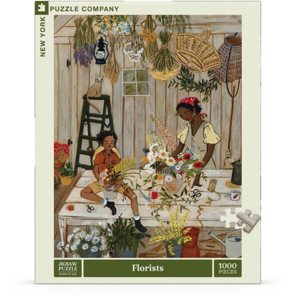New York Puzzle Company Lore Pemberton Puzzle 48x67.5cm Florists 10+ (1000 Pieces)