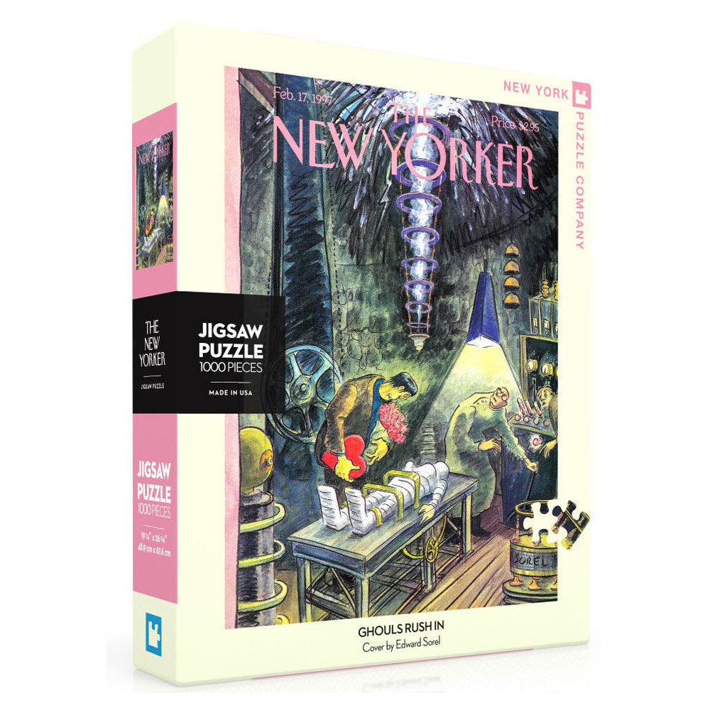 New York Puzzle Company Kids Jigsaw Puzzle 48x68cm Ghouls Rush In 13+ (1000 Pieces)
