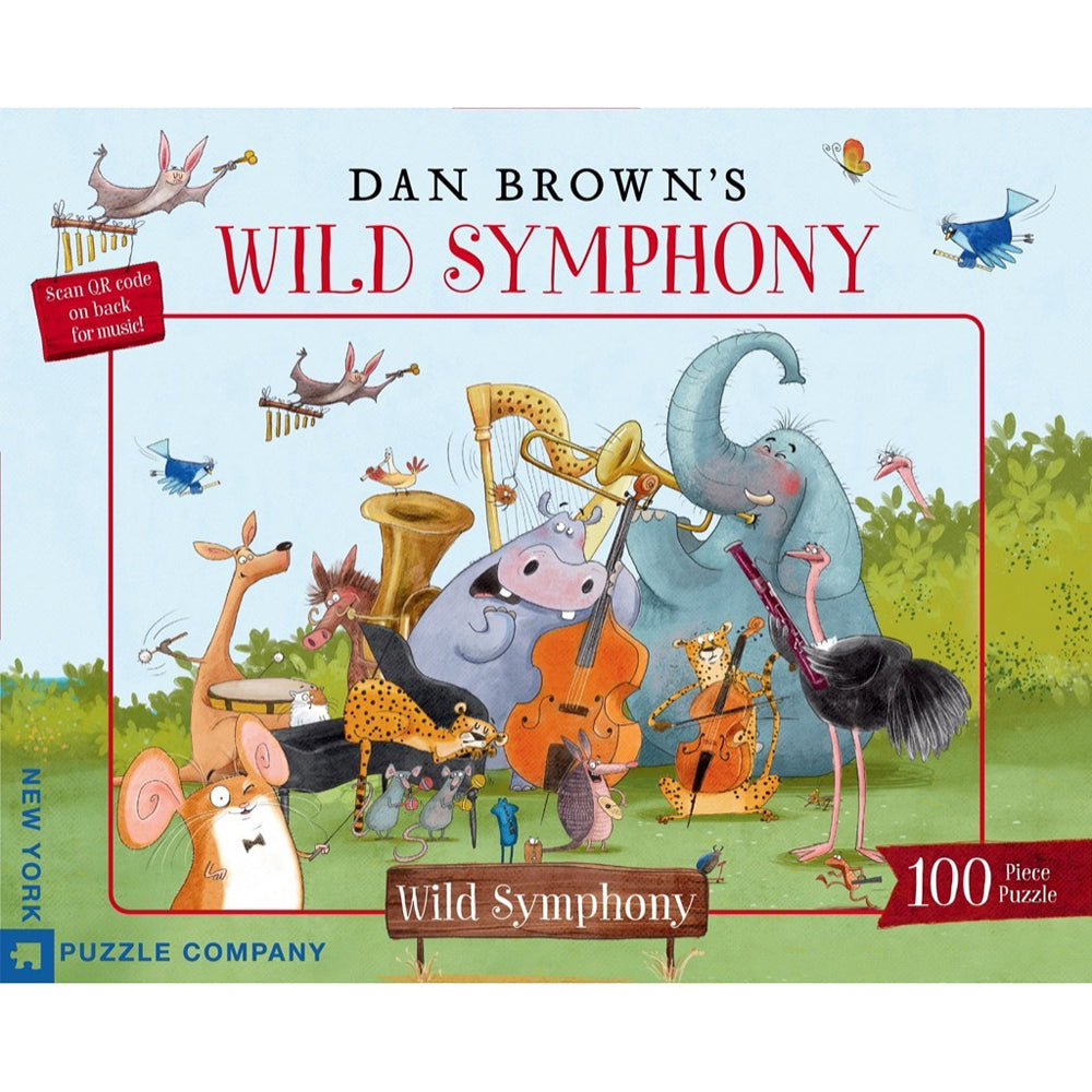 New York Puzzle Company Dan Brown Puzzle 48.3x33cm Wild Symphony 5+ (100 Pieces)