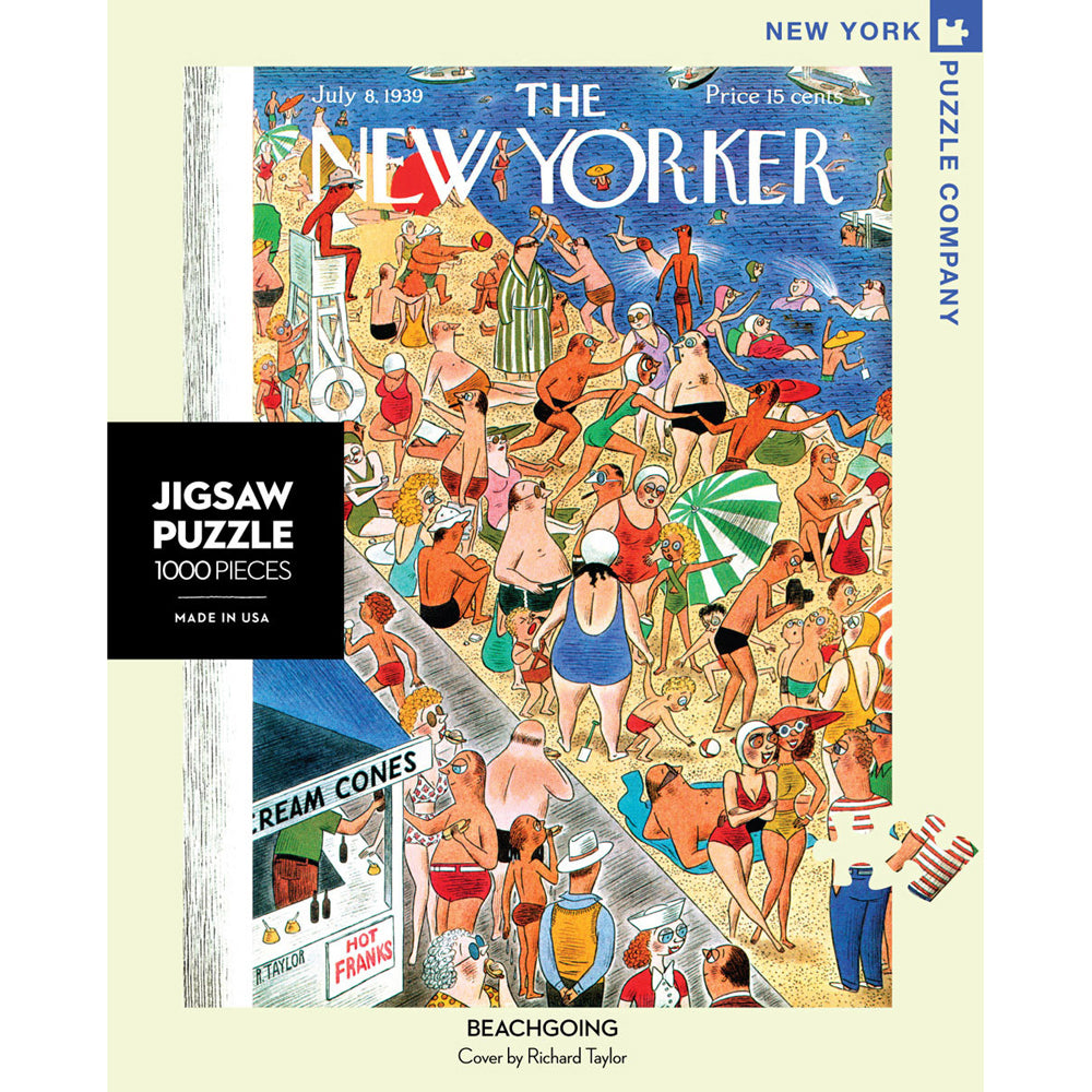 New York Puzzle Company Kids Jigsaw Puzzle 48x66cm Beach Going 7+ (1000 Pieces)