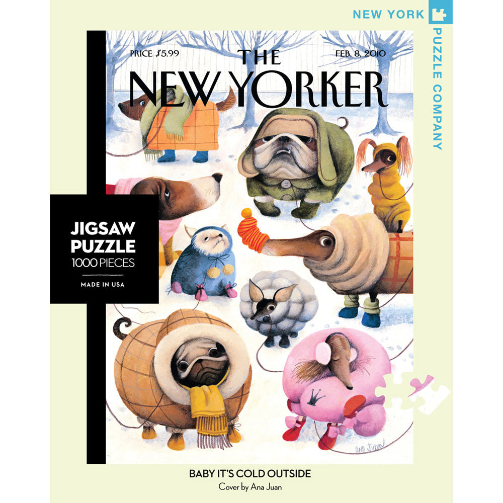 New York Puzzle Company Jigsaw Puzzle 66cm Baby Its Cold Outside 7+ (1000 Pieces)