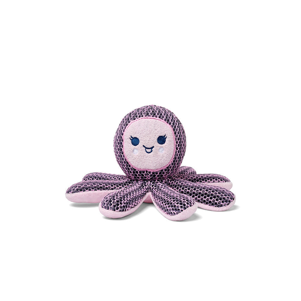 Gummi Pals Dog Toy Soft Plush Stuffed Octopus Squeaker Trainer Fetch Pink (2 Pack) — image 2