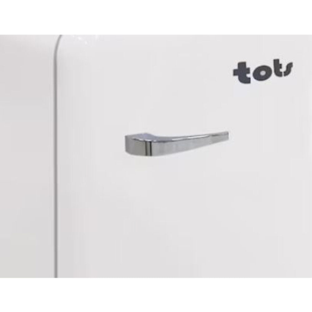 Unbranded 46L White Retro Style Mini Table Bar Fridge/Refrigerator Cooler w/ Shelf/Tray — image 3