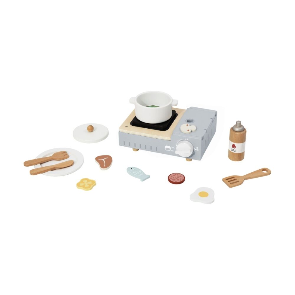 Tooky Toy Camping Stove Set Wooden Playset Children/Kids 3y+