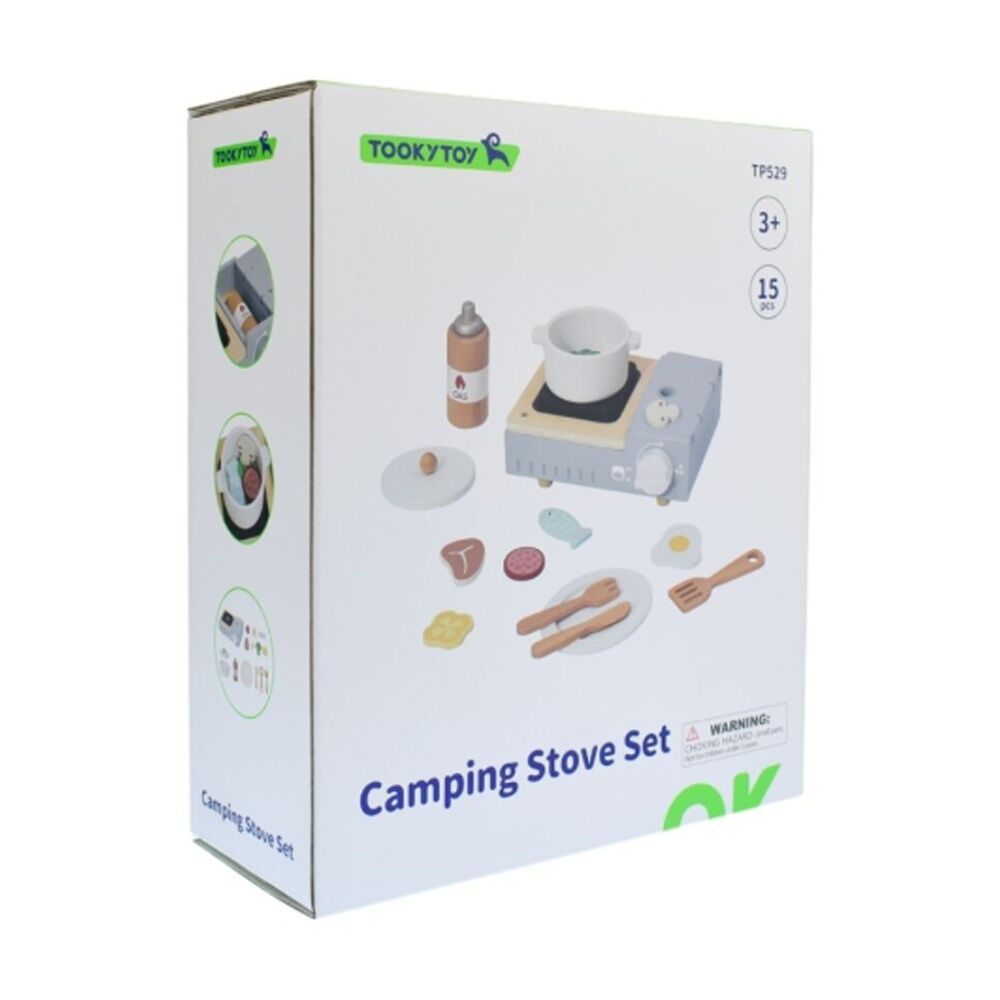 Tooky Toy Camping Stove Set Wooden Playset Children/Kids 3y+ — image 9